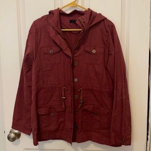 Maroon Utility Jacket